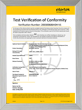 Certification